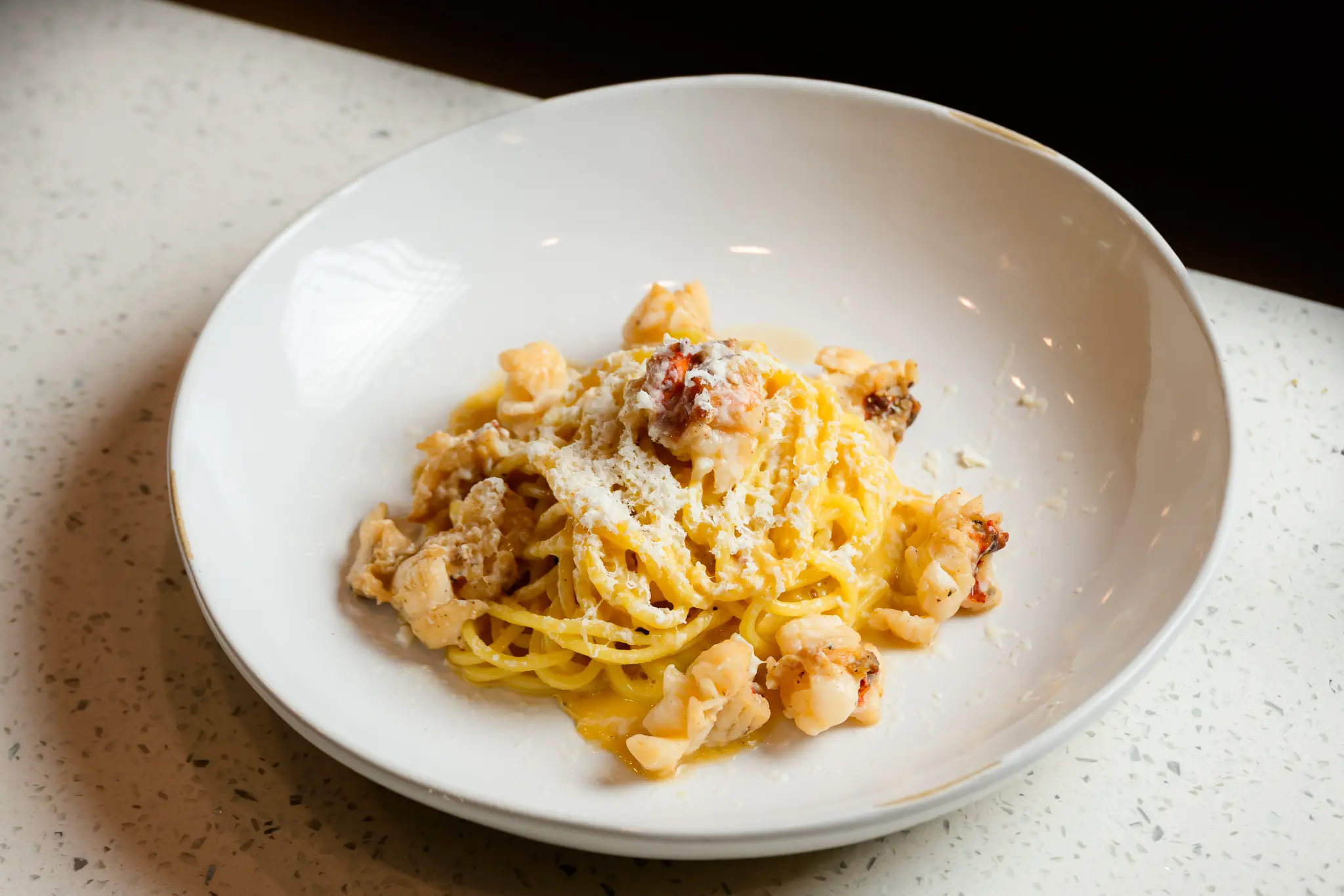 Pasta with seafood